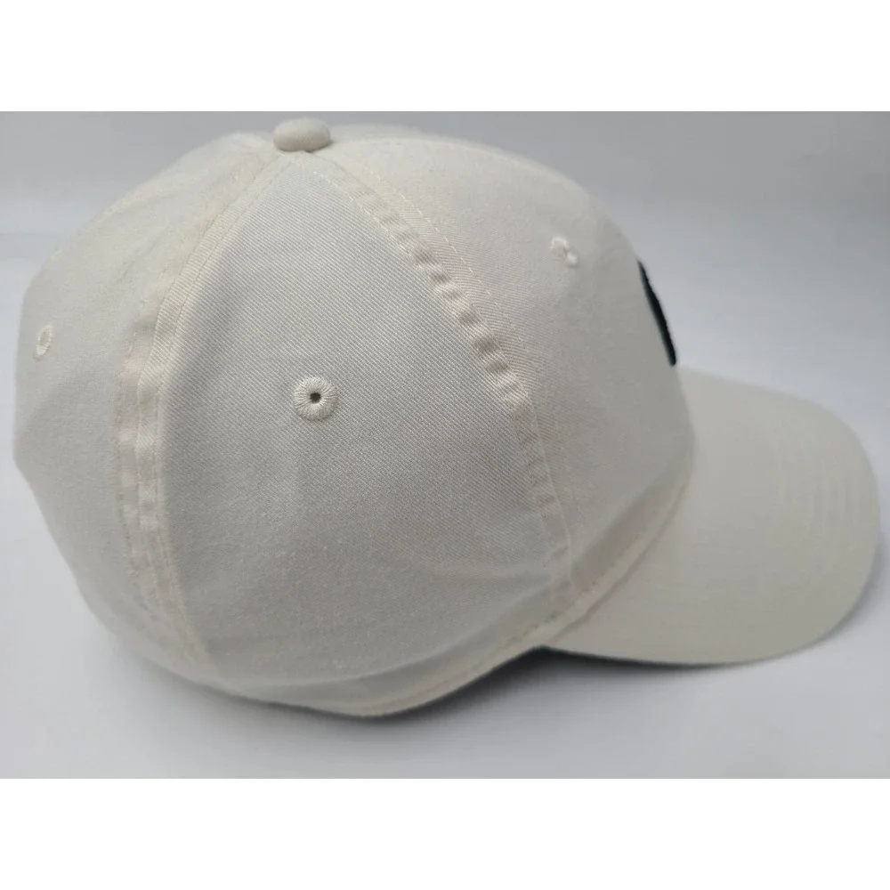 Callaway Golf Flex Fitted S-M Hat Cap Polyester Blend Casual Dad Men Women White